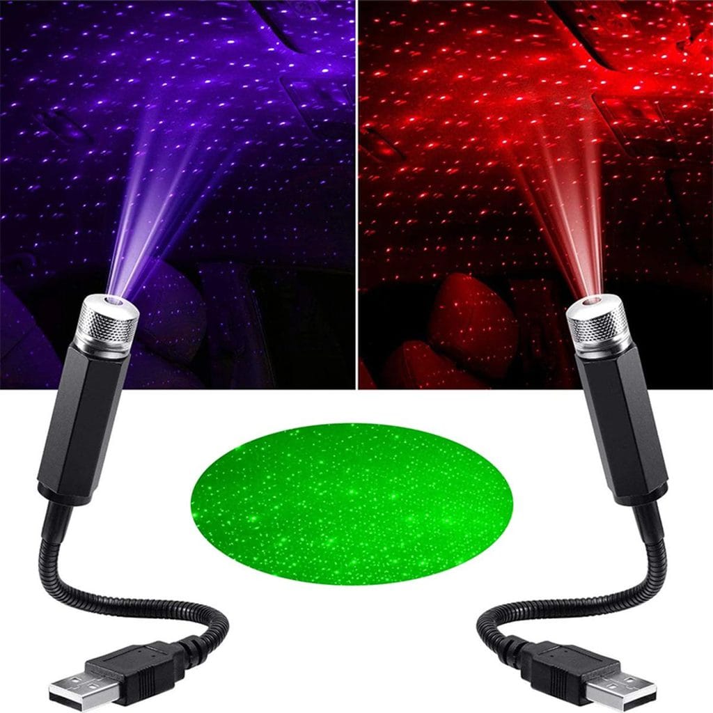 Mini USB galaxy projector for small bedroom spaces