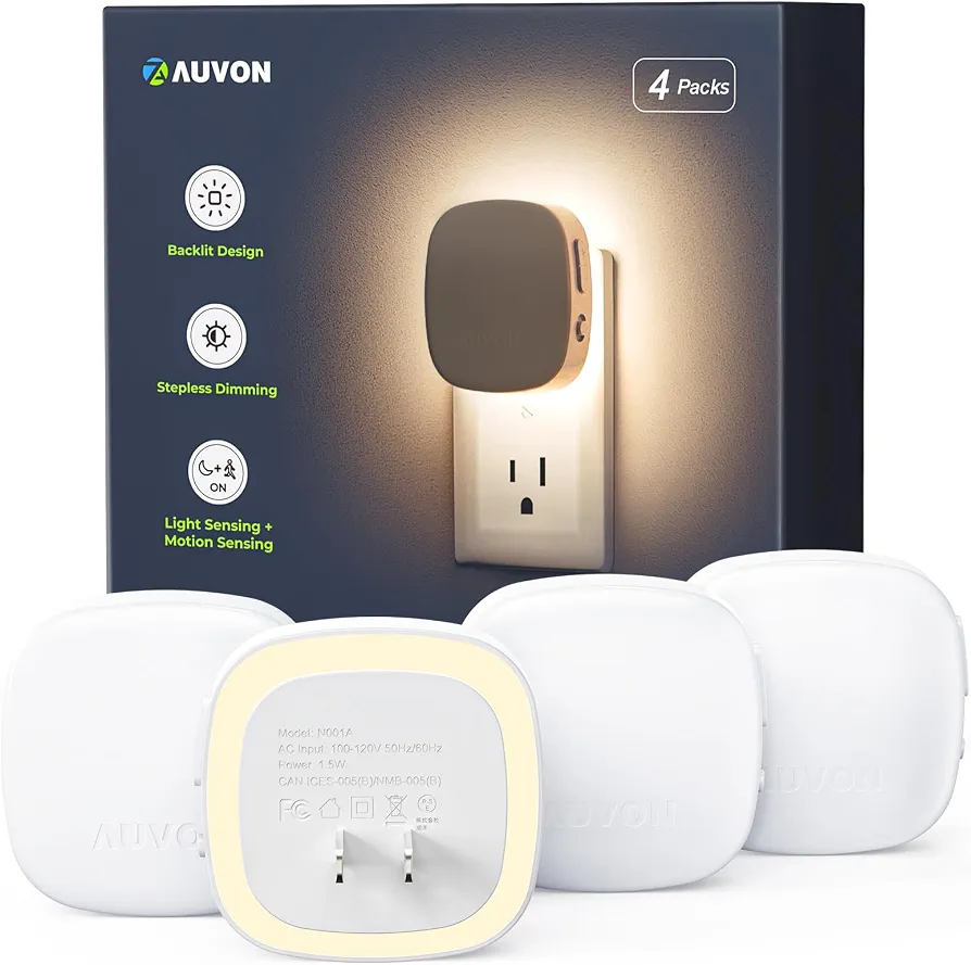 Dusk-to-Dawn Plug-In Night Light