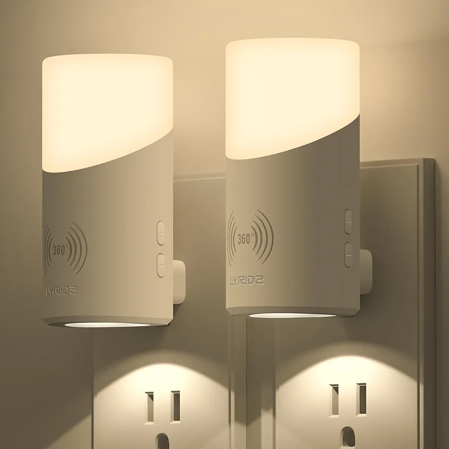 Motion-sensor night light for nighttime bedroom trips
