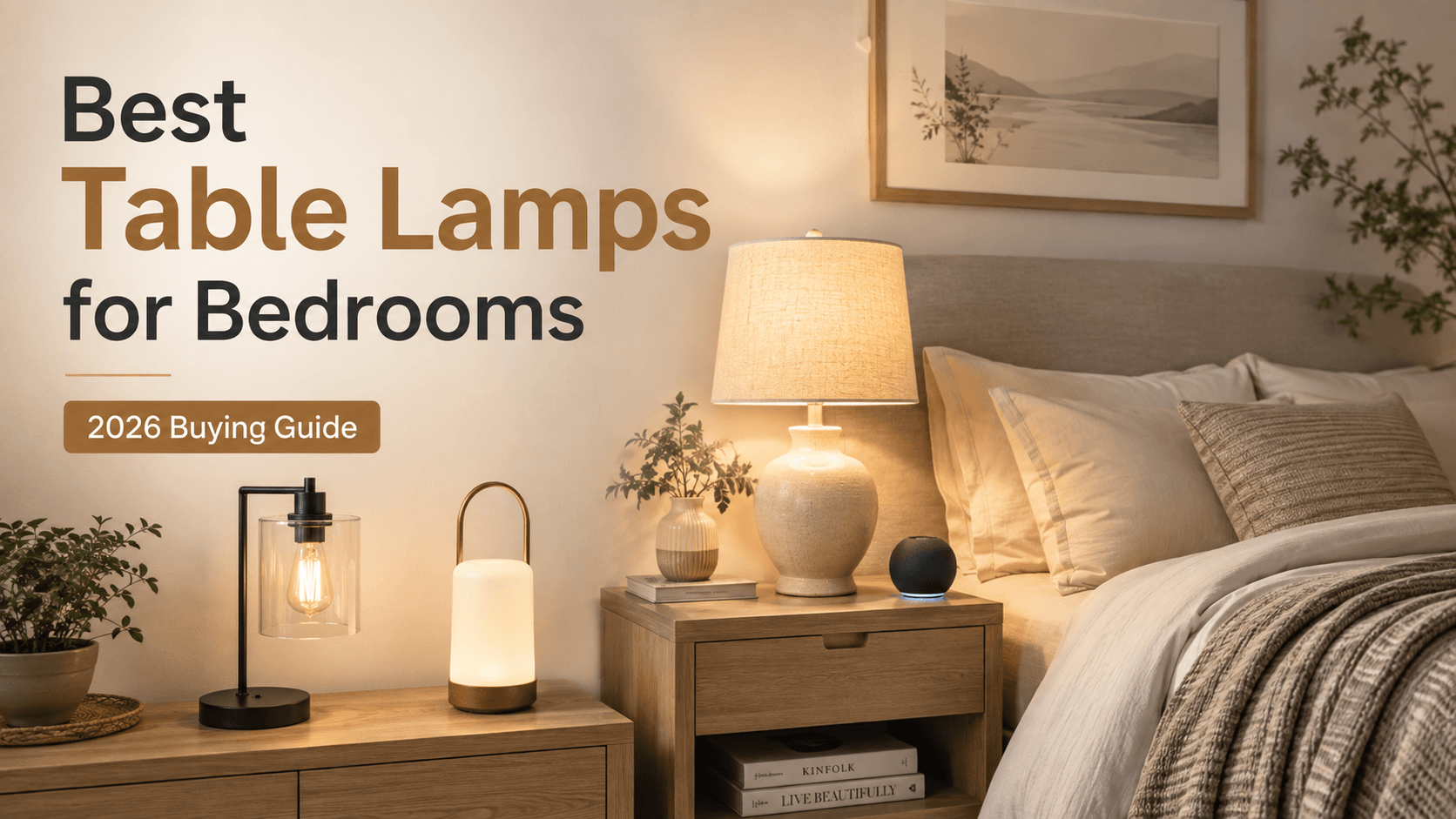 Best table lamps for bedrooms in 2026