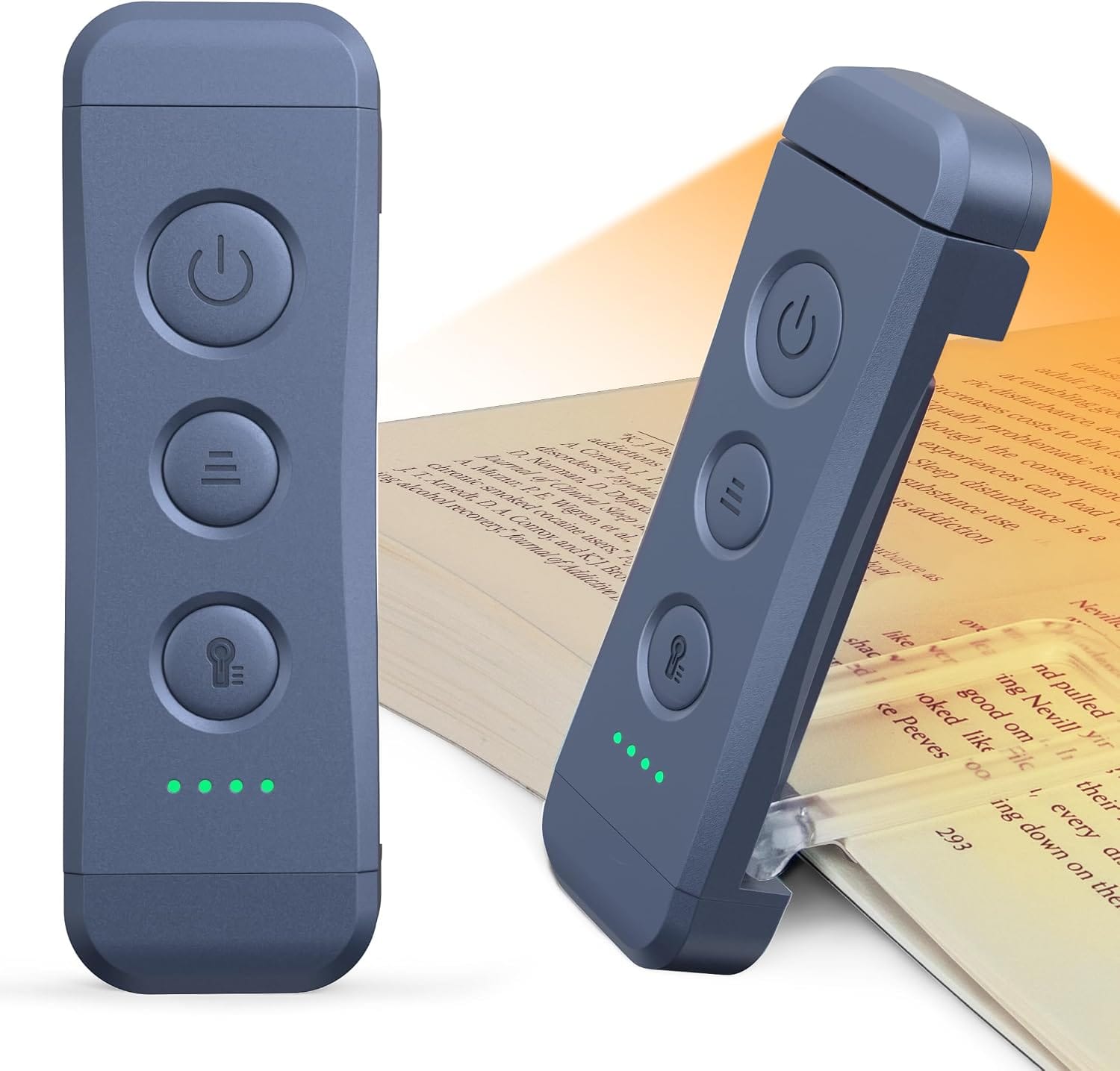 Glocusent extendable bookmark style reading light for bedtime reading