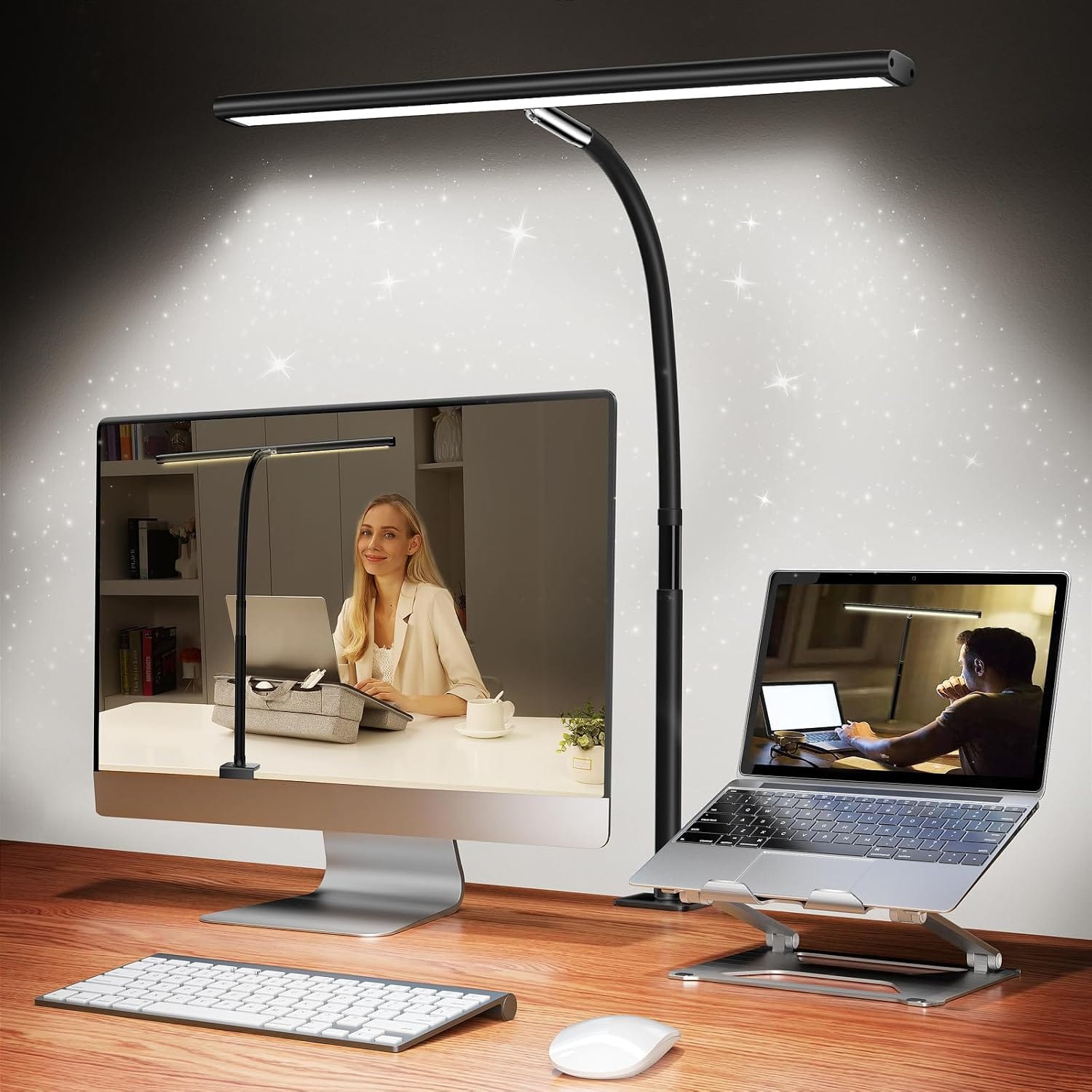 Lepro dimmable LED desk lamp for bedside reading
